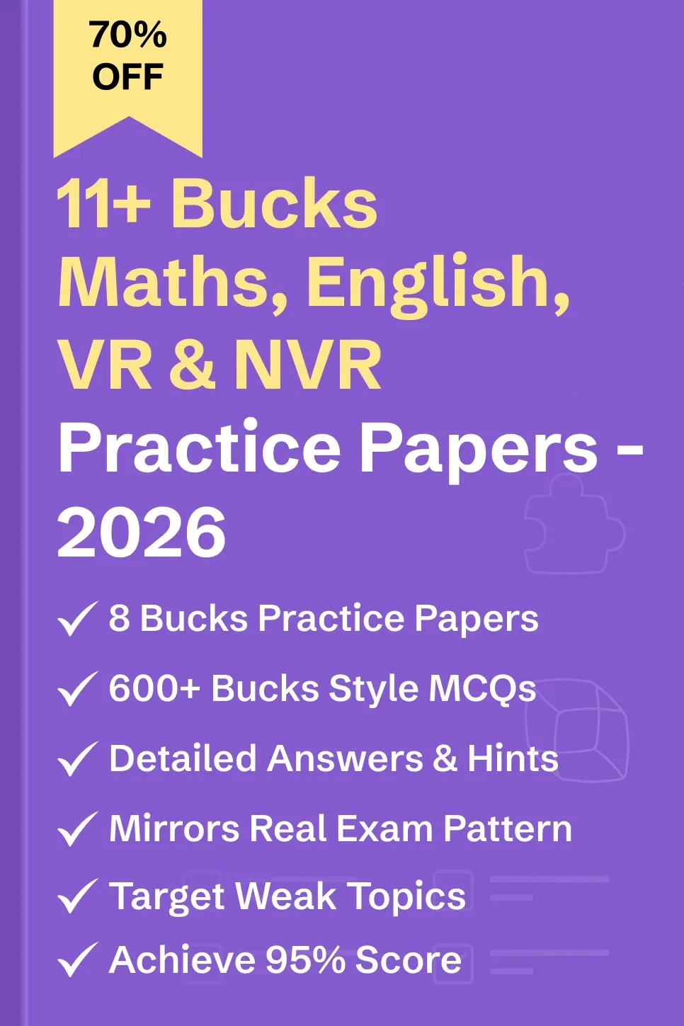 11+ Buckinghamshire (Bucks) Practice Tests - image