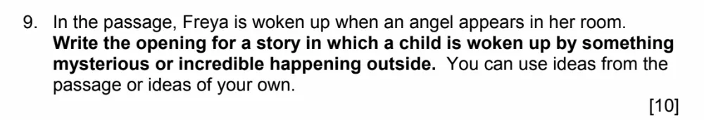 Question 09 - Highgate School – 11+ English Entrance Examination Paper C – 2025