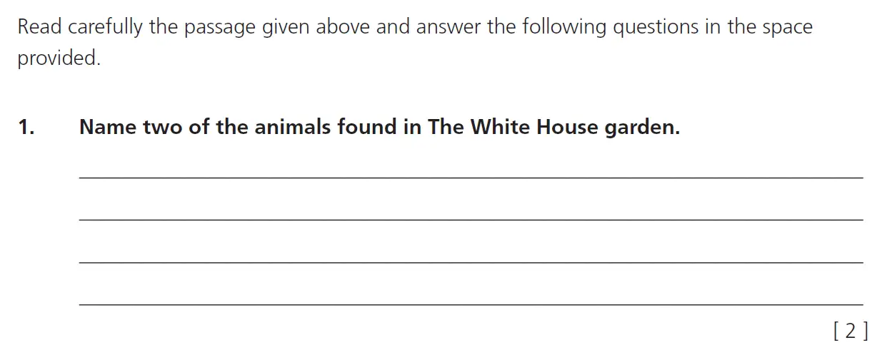 Question 1 - 11+ Comprehension – Summary – Test Paper 4