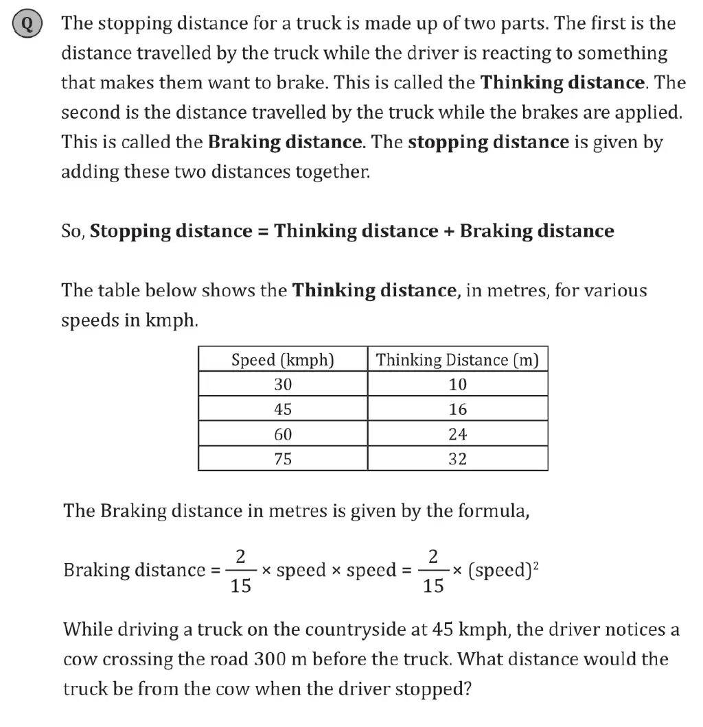 Question 1