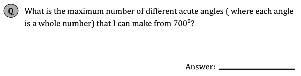 Question 1