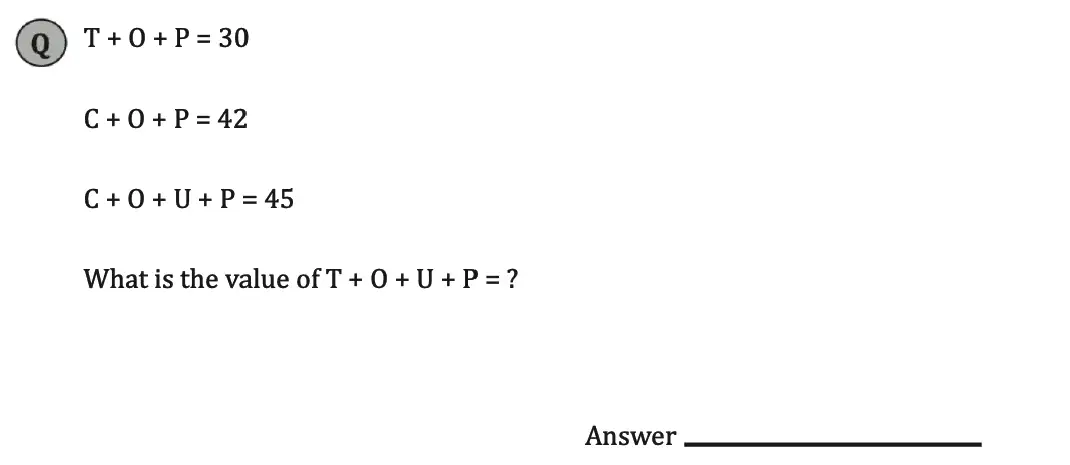 Question 1