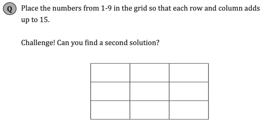 Question 1