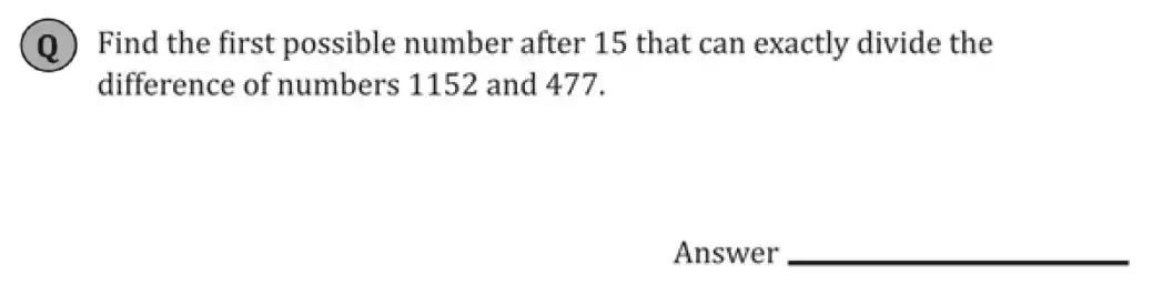 Question 1