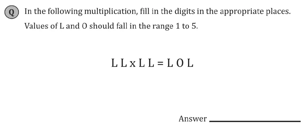 Question 1