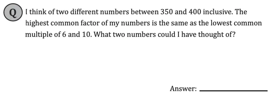 Question 1