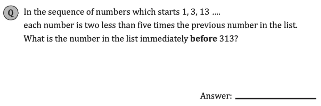 Question 1
