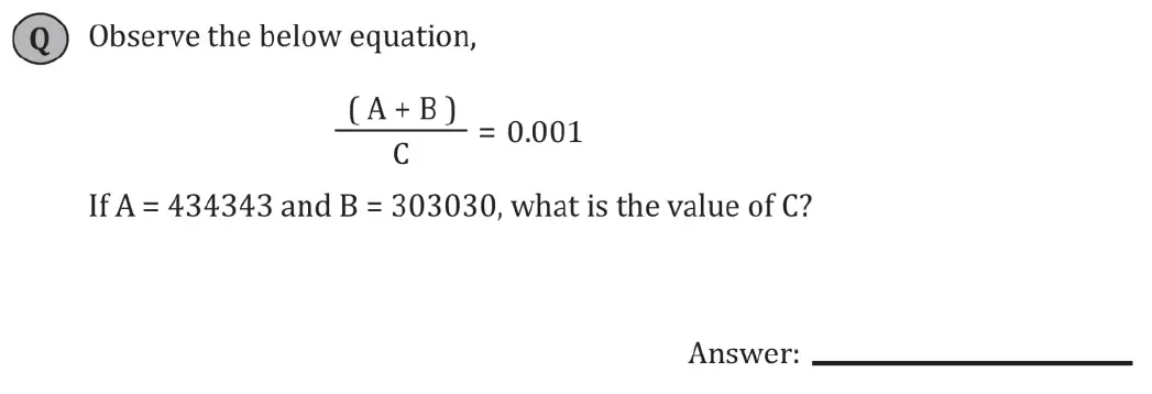 Question 1