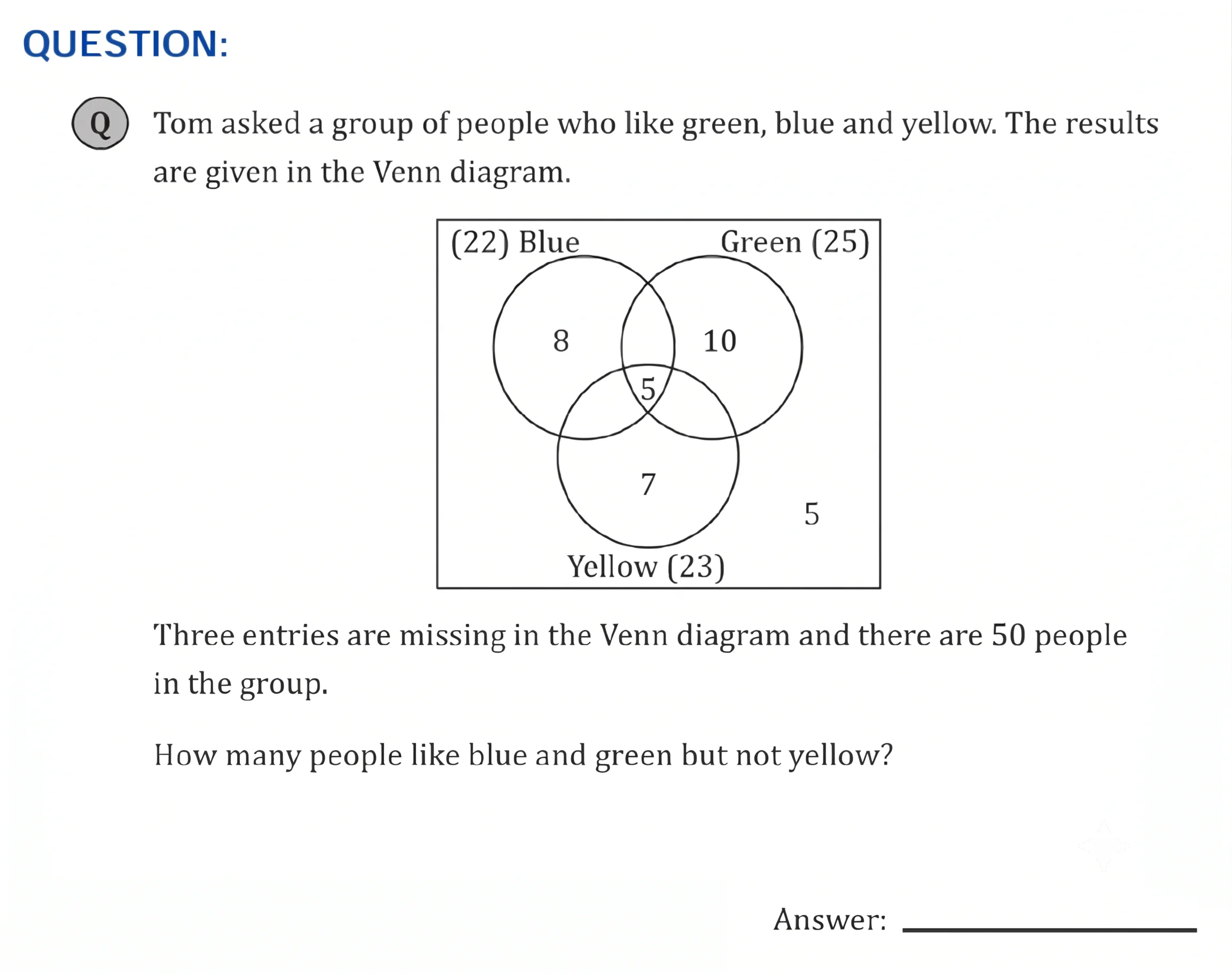 Question 1
