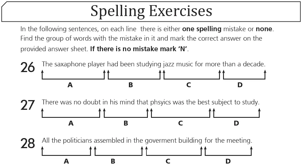 Question 26, 27 & 28 - 11+ GL English Pack 1 Test Paper 1