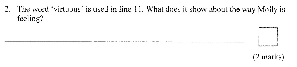 Question 02 - City of London School for Girls – 11+ English Entrance Examination – 2010