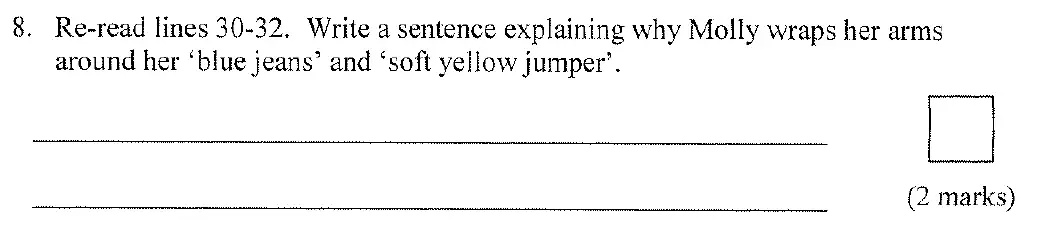 Question 08 - City of London School for Girls – 11+ English Entrance Examination – 2010