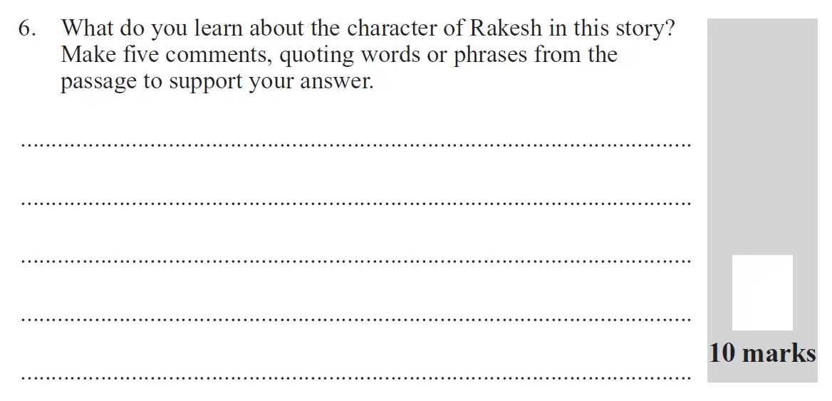 Question Group-1-2013-English-Paper-Question-06 - 11 Plus English Paper Group 1 - 2013