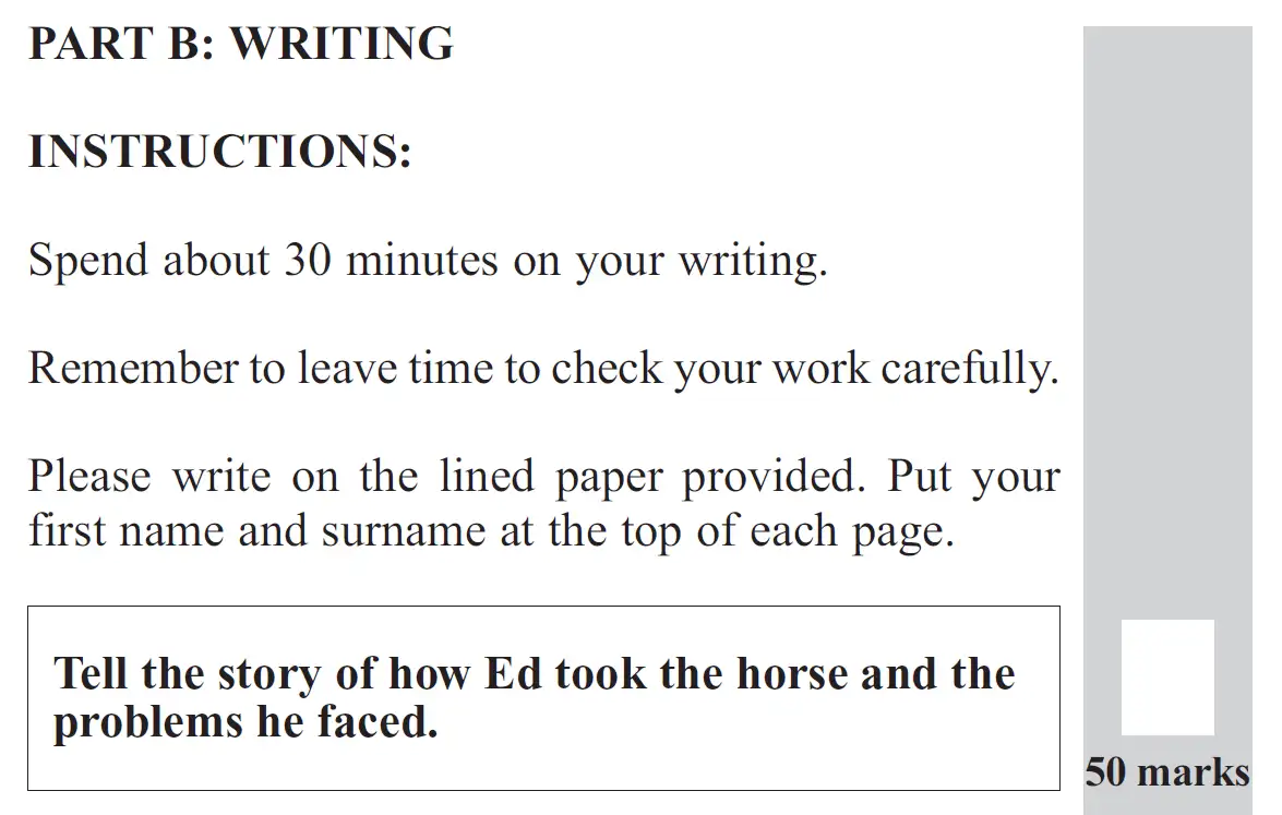 Writing task Group-1-2014-English-Paper-Creative-Writing-Question-01 - The North London Independent Girl's School's Consortium Group 1 – 11+ English Entrance Examination – 2014