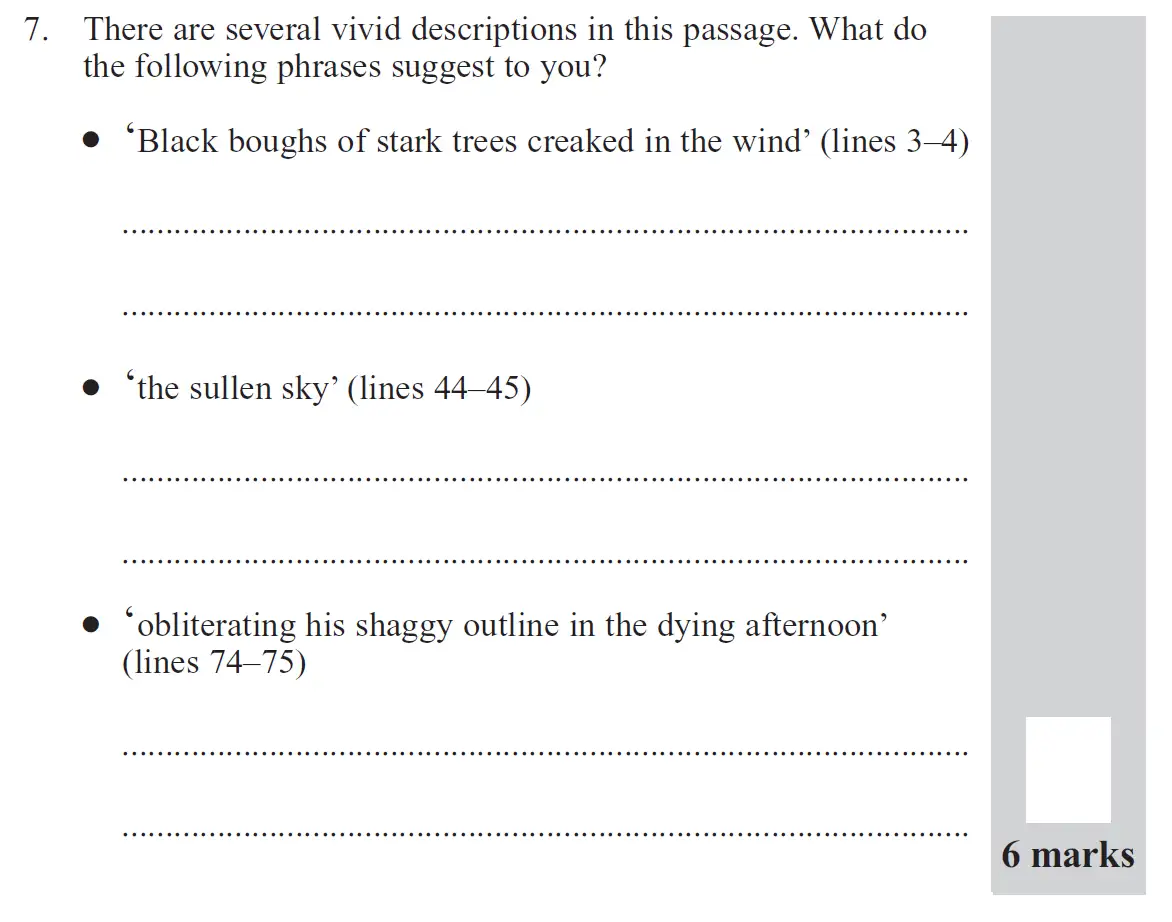 Question Group-1-2014-English-Paper-Question-07 - The North London Independent Girl's School's Consortium Group 1 – 11+ English Entrance Examination – 2014