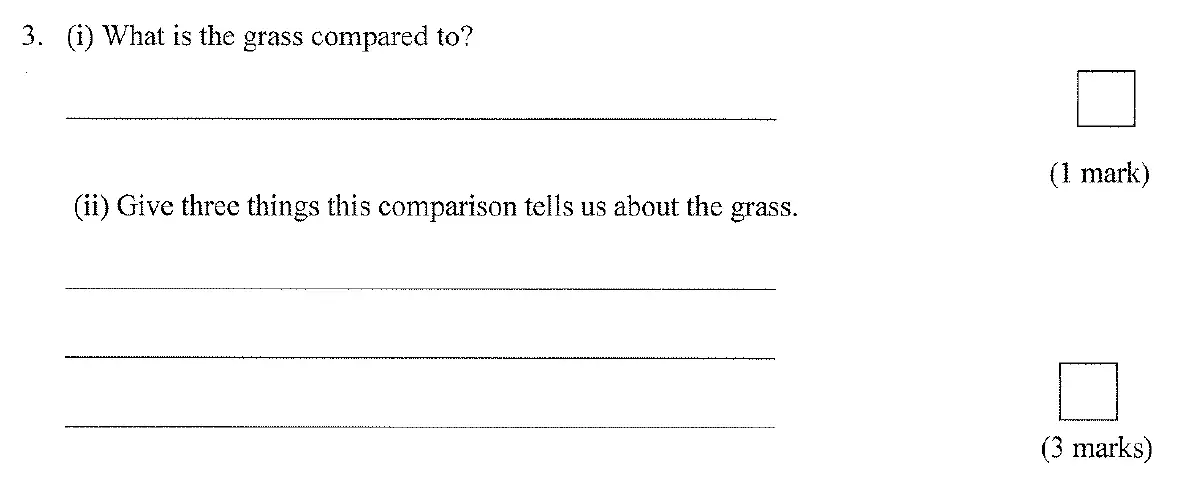 Question 03 - City of London School for Girls – 11+ English Entrance Examination – 2008