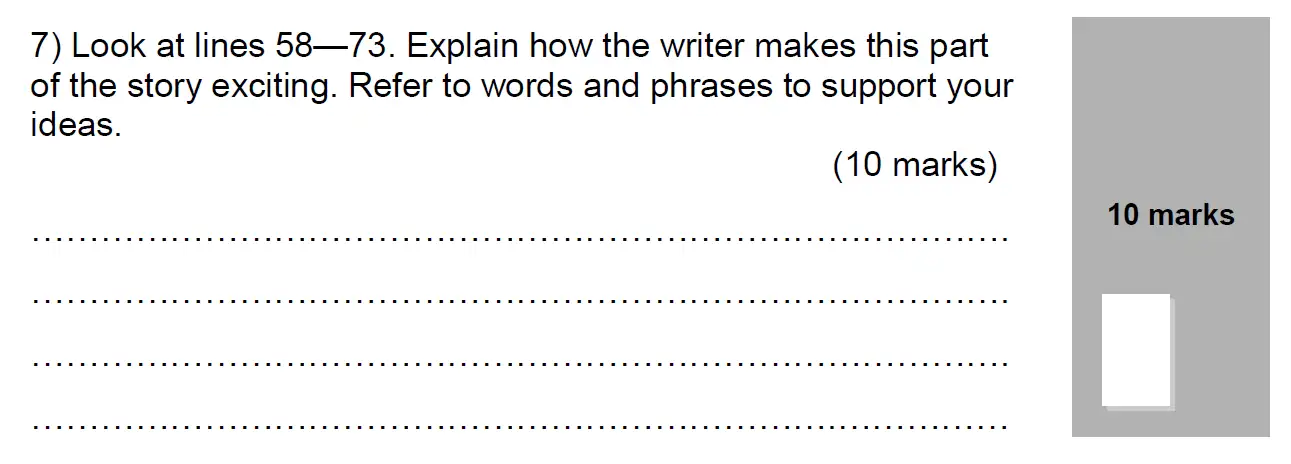Question Group-2-2010-English-Paper-Question-07 - The North London Independent Girls’ Schools’ Consortium – 11+ English Entrance Paper – 2010