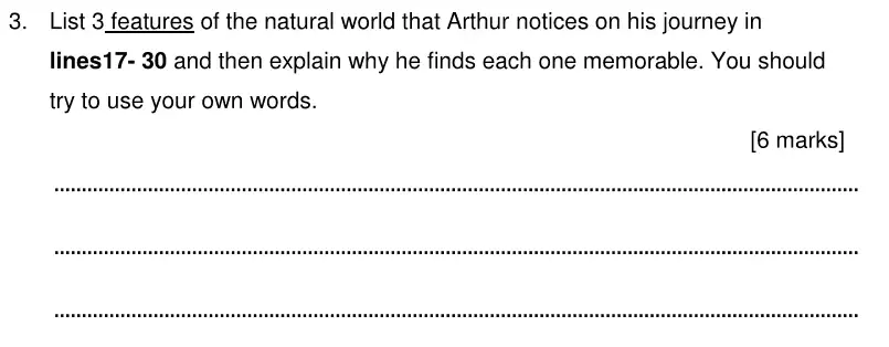 Question 03 - Alleyn’s School – 11 Plus English Sample Examination Paper 2 – 2024
