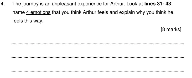 Question 04 - Alleyn’s School – 11 Plus English Sample Examination Paper 2 – 2024