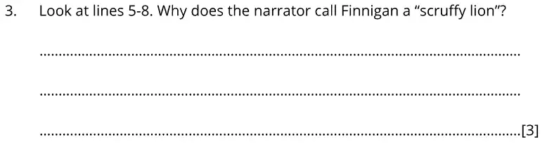 Question 03 - Bancroft's School - 11+ English Sample paper 1 - 2020