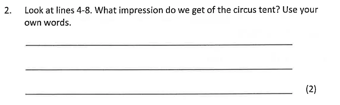 Question 02 - Bancroft's School - 11+ English Sample Paper - 2016