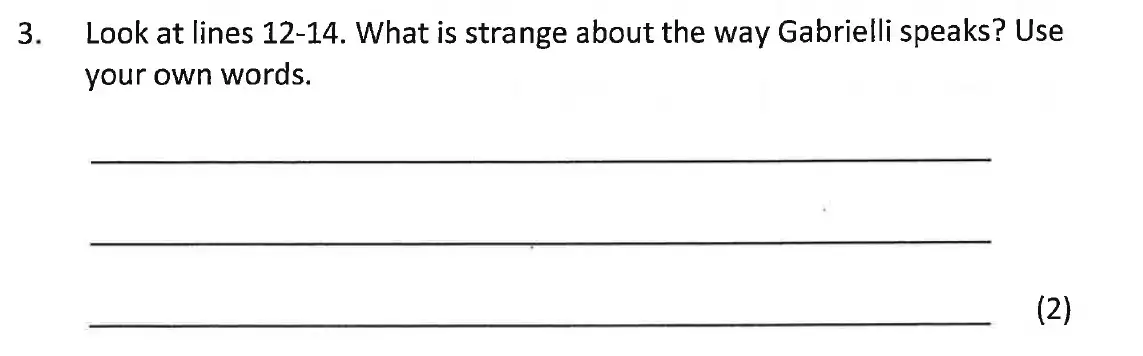 Question 03 - Bancroft's School - 11+ English Sample Paper - 2016