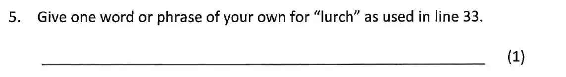 Question 05 - Bancroft's School - 11+ English Sample Paper - 2016