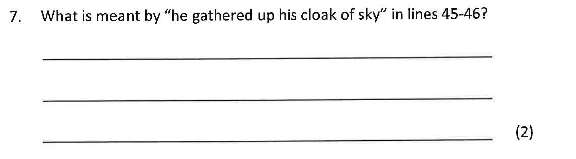 Question 07 - Bancroft's School - 11+ English Sample Paper - 2016