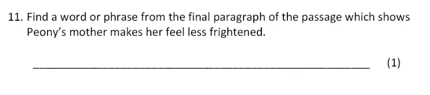 Question 11 - Bancroft’s School - 11+ Entrance Examination English Paper 2017