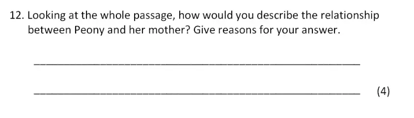 Question 12 - Bancroft’s School - 11+ Entrance Examination English Paper 2017