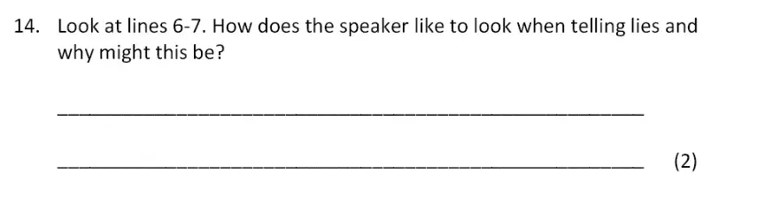 Question 14 - Bancroft’s School - 11+ Entrance Examination English Paper 2017