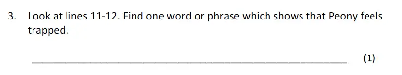 Question 03 - Bancroft’s School - 11+ Entrance Examination English Paper 2017