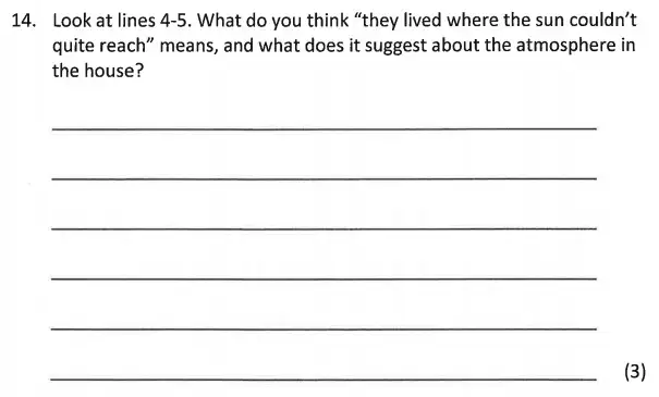 Question 14 - Bancroft’s School – 11+ Entrance Examination English Paper 2018