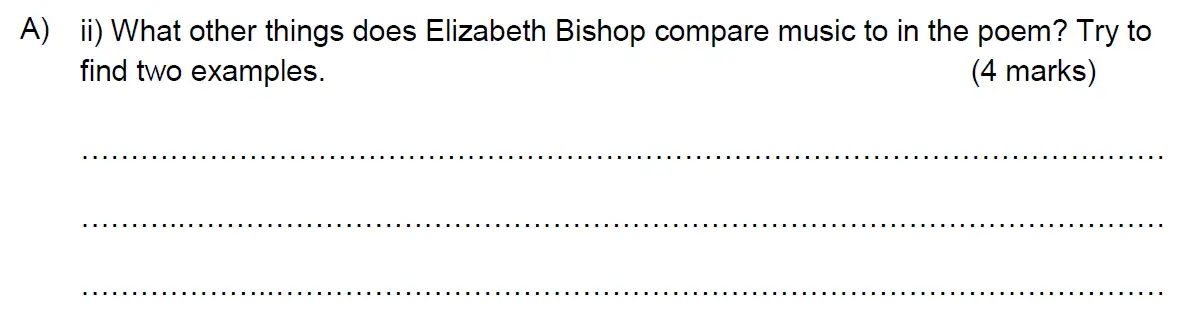 Question 02 - Benenden Kent - 11 Plus English Scholarship Exam - 2016