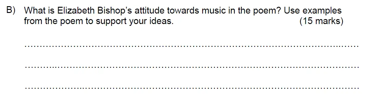 Question 04 - Benenden Kent - 11 Plus English Scholarship Exam - 2016