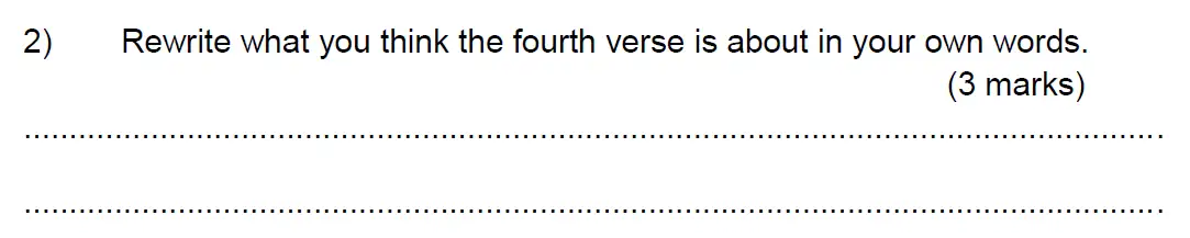 Question 02 - Benenden Lower School – 11+ English Entrance Exam – 2016