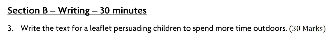 Writing task Blackheath-High-School-GDST-11-Plus-English-Entrance-and-Scholarship-Exam-Paper-Creative-Writing-Question-03 - Blackheath High School GDST – 11+ English Entrance and Scholarship Exam – 2022