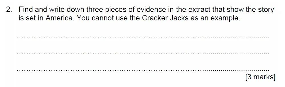 Question 02 - Bradford School – 11+ English Specimen Paper – 2026