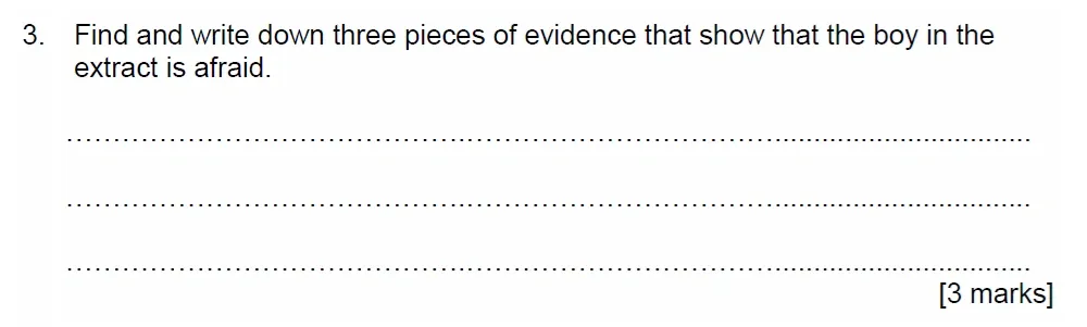 Question 03 - Bradford School – 11+ English Specimen Paper – 2026