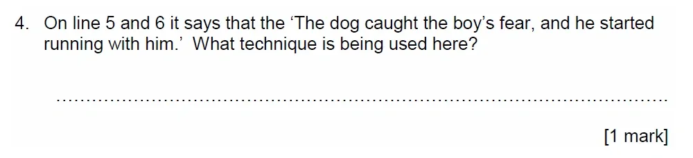 Question 04 - Bradford School – 11+ English Specimen Paper – 2026
