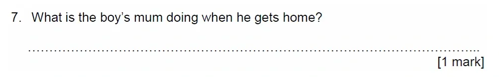 Question 07 - Bradford School – 11+ English Specimen Paper – 2026