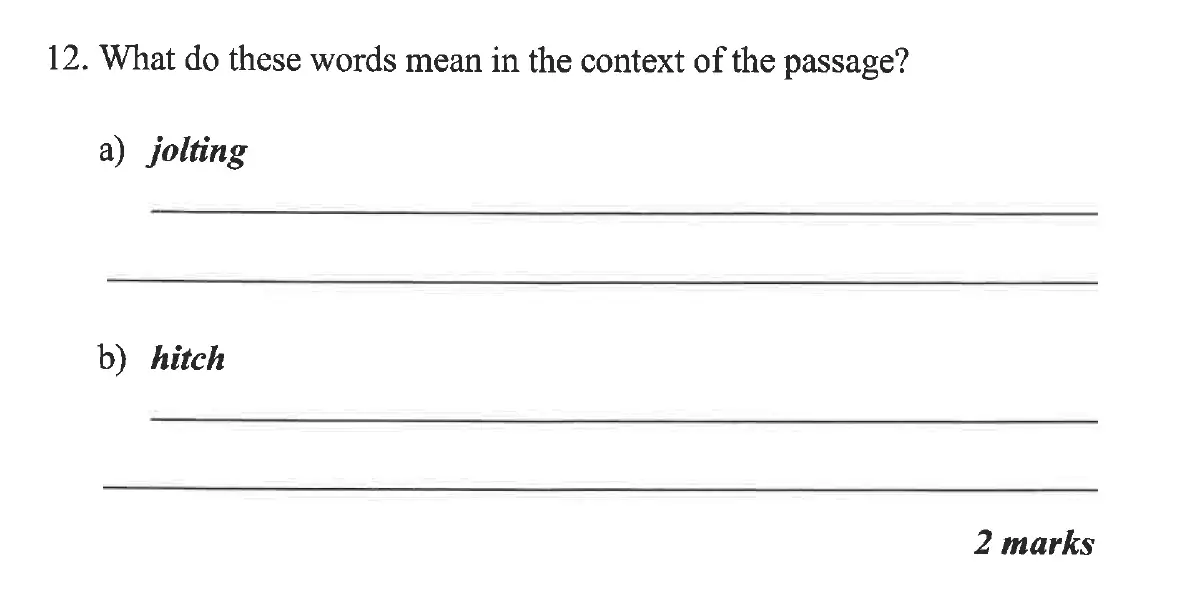 Question Exam - Caterham School –  11+ English Entrance Exam – 2025