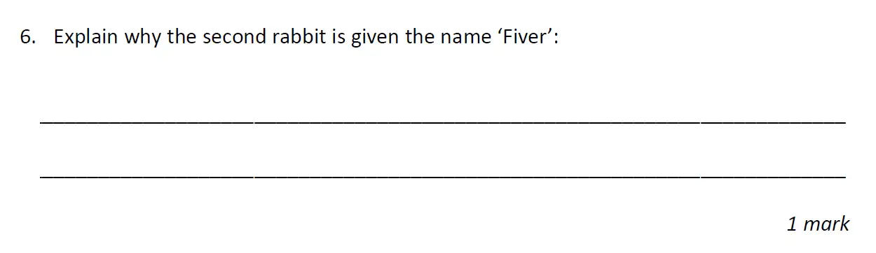 Question 06 - Caterham School – 11+ English Sample Paper – 2026