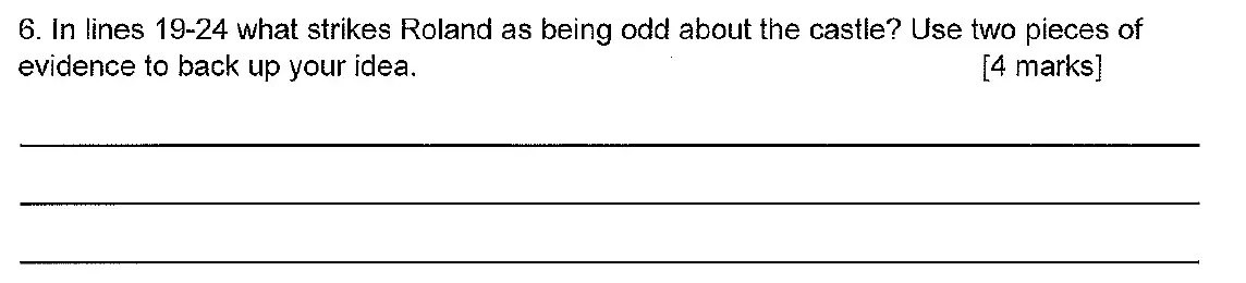 Question 06 - Chigwell School – 11+ English Entrance Examination – 2019