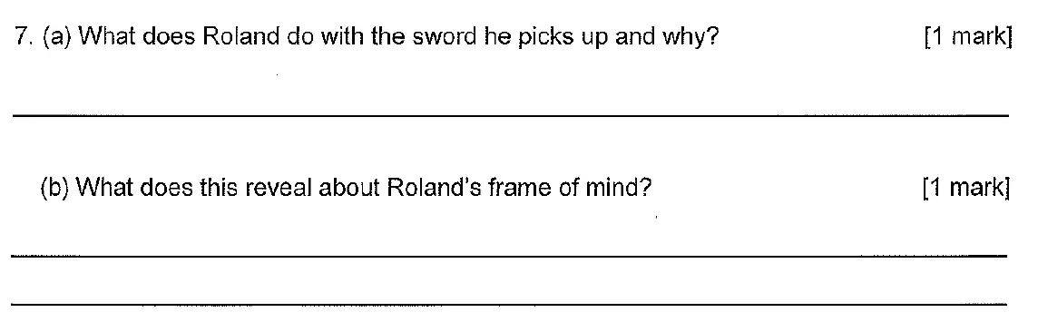 Question 07 - Chigwell School – 11+ English Entrance Examination – 2019