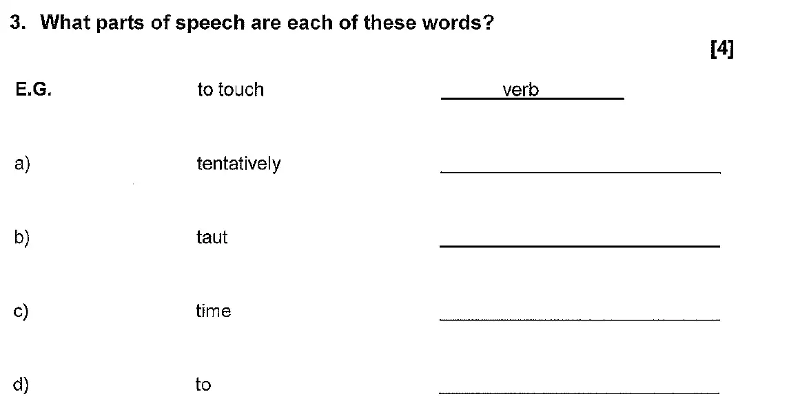 Question 03 - Chigwell School – 11+ English Entrance Examination – 2019