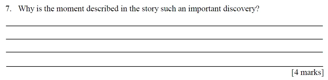 Question 07 - City of London Freemen School 11 Plus English Sample Paper 2014