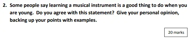Writing task 02 - City of London School for Girls Year 7 Entrance Examination English Sample Paper