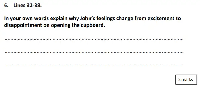 Question 06 - City of London School for Girls Year 7 Entrance Examination English Sample Paper
