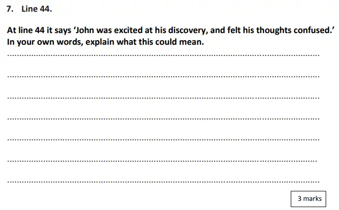 Question 07 - City of London School for Girls Year 7 Entrance Examination English Sample Paper